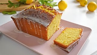 Cake au Citron  QuatreQuarts Excellente recette [upl. by Lonni269]