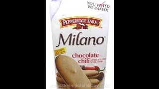 Pepperidge Farm Chocolate Chili Milanos Review [upl. by Girard100]