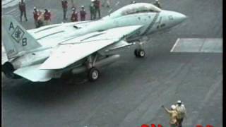 Tomcat in action sulla portaerei Uss America CV 66 [upl. by Sloane803]