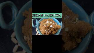 Besan ka halwa food trending recipe viralshort viralshorts [upl. by Rosdniw355]