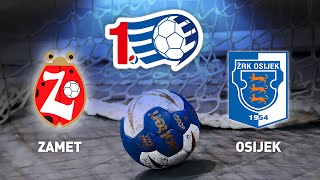 Zamet vs Osijek  8 kolo  1 HRL Žene [upl. by Nahtanha]