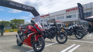 TEST RIDE NEWEST BIGBIKES OF HONDA MOTORCYCLES PHILIPPINES [upl. by Lemej]