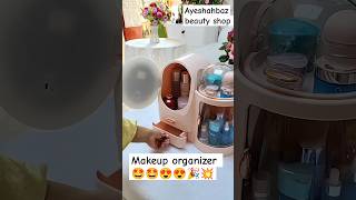 Makeup organizer mirror rotat stand ayeshahbazbeautyshop foryou trending shorts reels viral [upl. by Torres]