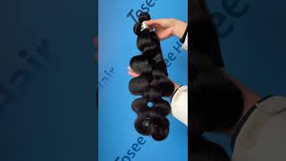 Body wave bundles human hair fyp christmas humanhairbundles bodywavebundles toseehair [upl. by Aliuqehs622]