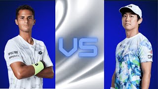 Juan Pablo Varillas PER Vs Yoshihito Nishioka 西岡良仁2024 Sardegna Open [upl. by Abner]