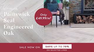 Luxury Flooring  Engineered Oak  Save Up To 70 On Selected Lines [upl. by Goodman]