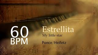 Estrellita  My little star piano acompaniment [upl. by Anertal]