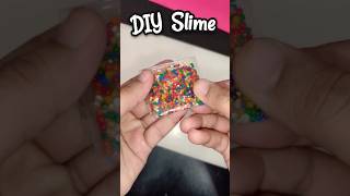 DIY Orbeez Slime 😱🌈💛💙 shorts [upl. by Jaddan]