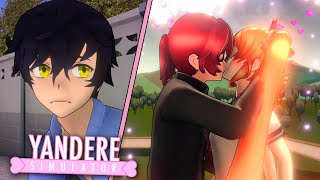 OSANA BACIA un altro RAGAZZO  Yandere Simulator [upl. by Ocramed]