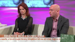 Rászorulókon segít Dobó Kata  20150429  tv2humokka [upl. by Ttenaej]