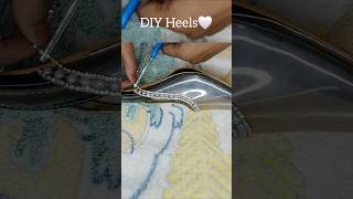 DIY Heels 🤍diy viral heels decoration foodwars shorts [upl. by Eelsnia]