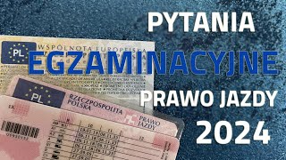 Na pamięć Pytania z egzaminu na prawo jazdy 2024 [upl. by Anetta754]