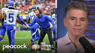 Analyzing Rams’ move to punt when down by 10 late vs Bengals  Pro Football Talk  NFL on NBC [upl. by Adnauqaj133]