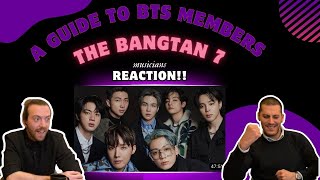 A Guide to BTS Members REACTION It made us very emotional Musicians React KPop [upl. by Lundgren]