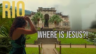 Rio Hiking to Christ the Redeemer But Where is Jesus 😅☁️  Ep 4 [upl. by Corry]