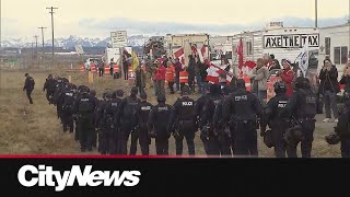 Alberta carbon tax protest enters day two [upl. by Nawoj554]