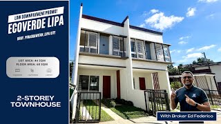 Affordable Complete Turnover Townhouse in Lipa City Batangas  Ecoverde Lipa [upl. by Pinchas51]