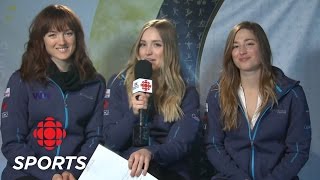 Justine Chloe and Maxime DufourLapointe go head to head to head  CBC Sports [upl. by Baker664]