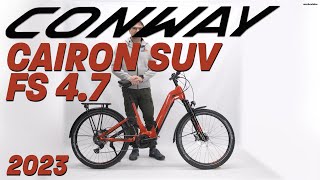 Conway Cairon SUV FS 47 – TiefeinsteigerFully mit 625 Wh [upl. by Jeconiah434]