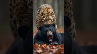 ANIMALS COMPARISON LEOPARD VS BLACK BEAR CROCODILEWOLF KOALAEAGLE animals treanding shorts [upl. by Ardnosak363]