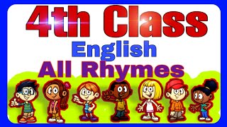 4th class English All Rhymes  fourth class English rhymes  CLASS 4 ENGLISH RHYMES AP SCERT [upl. by Ahseinat]