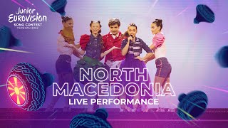 Lara feat Jovan amp Irina  Životot E Pred Mene  LIVE  North Macedonia 🇲🇰  JESC2022 [upl. by Nnylkoorb668]