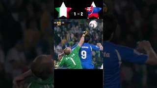 Slovakia 🆚 Italy worldcup 2010 match highlights shorts [upl. by Nnahgiel289]