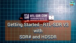 Getting Started  RTLSDR V3 with SDR and HDSDR [upl. by Octavla]