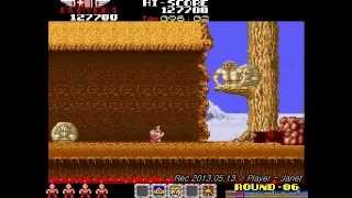 RYGAR  ARGUS NO SENSHI  1CC SPEED RUN PLAY  TECMO CLASSIC ARCADE GAME [upl. by Lazarus450]