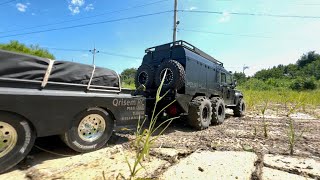 The only scale RC 6x6 Defender Camper in the world [upl. by Weigle]