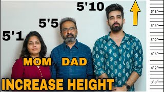 INCREASE HEIGHT NATURALLY  REALITY GROW TALLER DIET AND HACKS TO LOOK TALLER Mens Hacks Hindi [upl. by Sahc673]