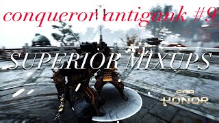 ANTIGANK COMPILATION  For Honor Conqueror Duel  Antigank Superior Mixups 11 [upl. by Nahte]