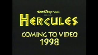 Hercules 1997 Trailer 4 VHS Capture [upl. by Kandy68]