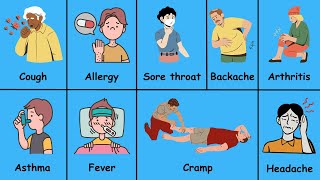 20 Common Diseases and Medical Conditions  English vocabulary [upl. by Schecter]