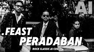 FEAST  PERADABAN ROCK 1950s AI COVER  LIRIK [upl. by Stacee]