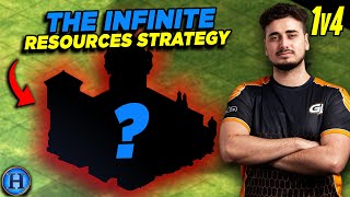 I Went For The Infinite Resources Strategy  1v4 AoE2 [upl. by Libre]