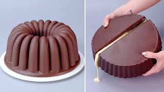 A Collection OF CAKE Oddly Satisfying Chocolate Cake You Never Seen  Awesome Cake Decorating Ideas [upl. by Hayden]