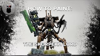 Contrast How to Paint Necrons Skorpekh Lord [upl. by Zeculon]