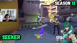 NEW TRACER SKIN SEEKER  PRO TRACER  ECHO GAMEPLAY  PARAISO  OVERWATCH 2 X MHA [upl. by Nyrmac]