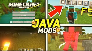 5 SECRET SETTINGS and MODS to make MCPE into JAVA EDITION 😱 100 working [upl. by Studnia27]