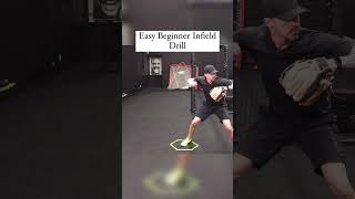 Easy Beginner Infield Drill ⚾️🥎 [upl. by Atsedom]