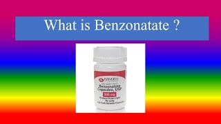 BENZONATATE  Brand Name  Overview amp Side Effects [upl. by Venu]