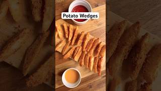 Crispy Potato Wedges shorts explore fyp food [upl. by Nylcsoj640]