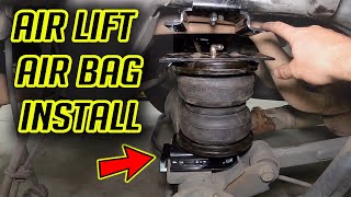 4th GEN RAM 1500 AIR LIFT AIR BAG INSTALL [upl. by Ynad]