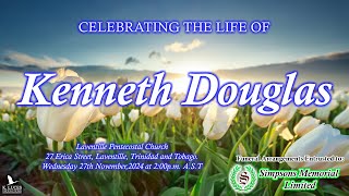 Funeral Service of Kenneth Douglas [upl. by Letney]