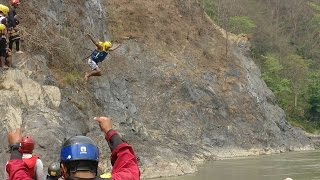 Rafting amp Jumping in Trishuli RiverAdventure [upl. by Nere]