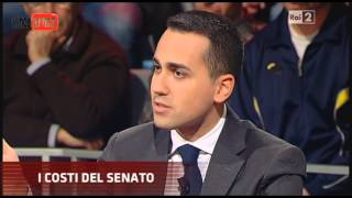 04042014 Virus RAI2 Luigi Di Maio M5S Il Senato [upl. by Olimac]