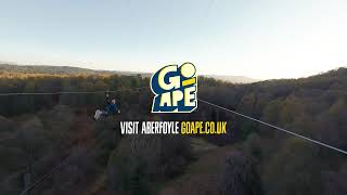 Go Ape Aberfoyle  One Take Film  Scotlands Longest Dual Zip Wires [upl. by Yliab]