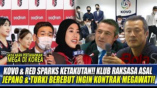 KOVO amp RED SPARKS KETAKUTAN KLUB RAKSASA ASAL JEPANG amp TURKI BEREBUT INGIN KONTRAK MEGAWATI [upl. by Dalton]