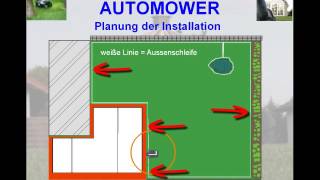 Automower Installation Planung einfache Installation [upl. by Low]